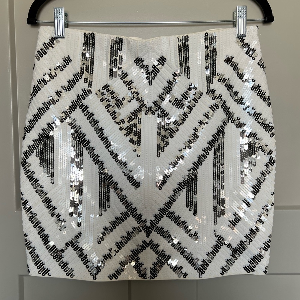 NWT sequin mini skirt